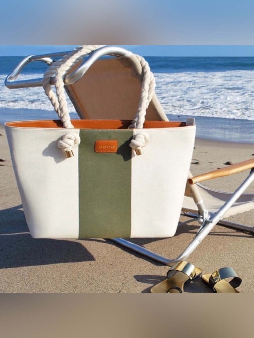 Bebe Summer Beach Tote